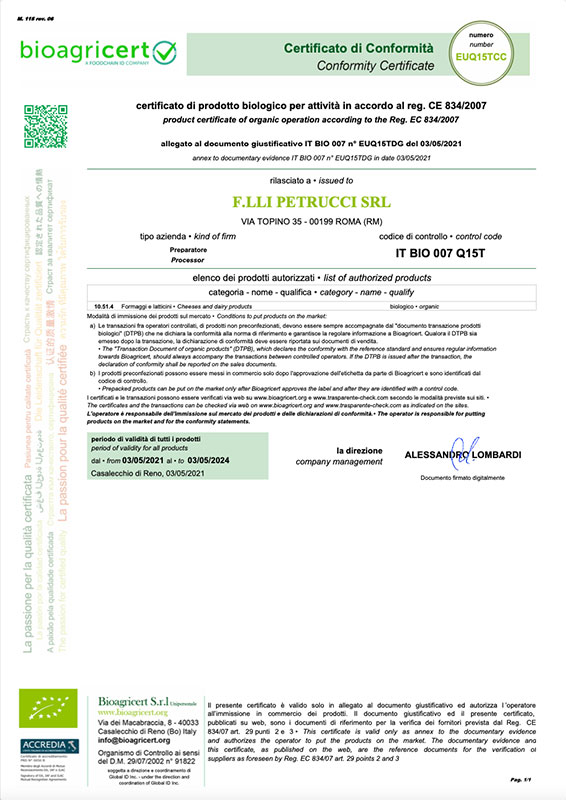 Prodotto Biologico